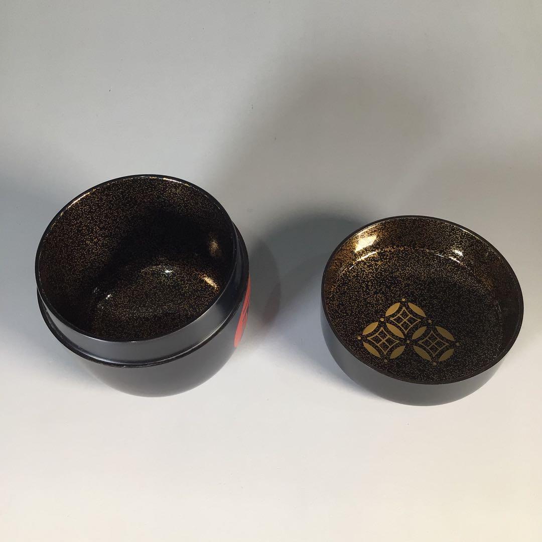 Ｍ４５６　棗　『一后一兆作』『螺鈿』『貴寿福』『大棗』　共箱　茶道具