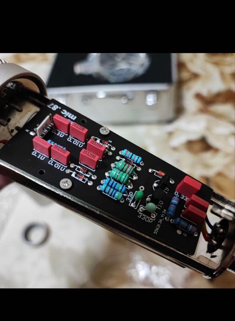 手作り Neumann U87ai コンデンサーマイク 1:1クローン