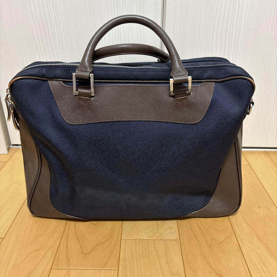 Pellemorbidaビジネスバッグ　紺