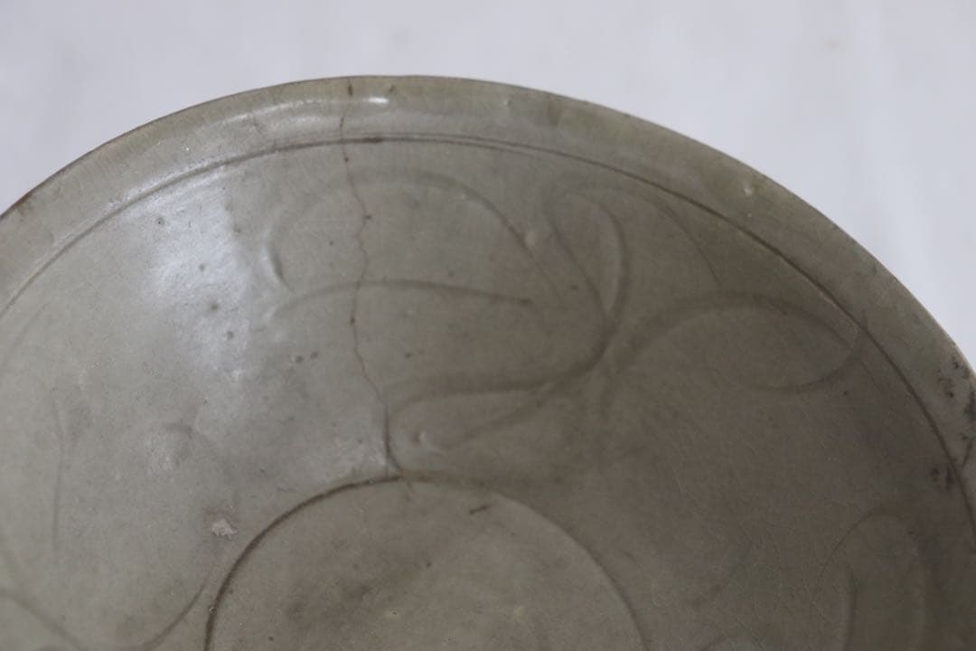 サ　中国　青磁茶碗　訳あり　送料込み0329