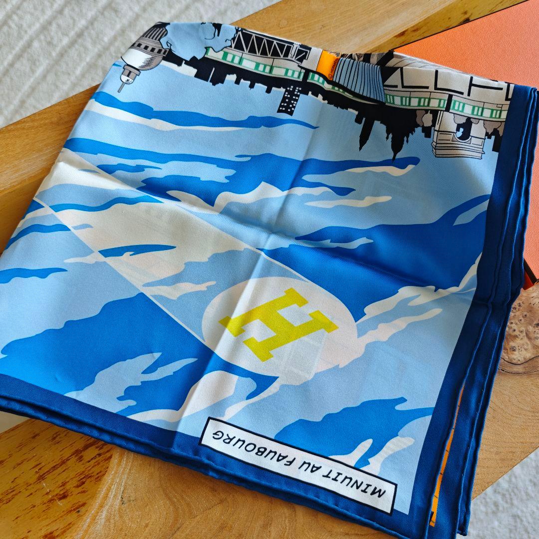 エルメスカレ70 MINUIT AU FAUBOURG スカーフ