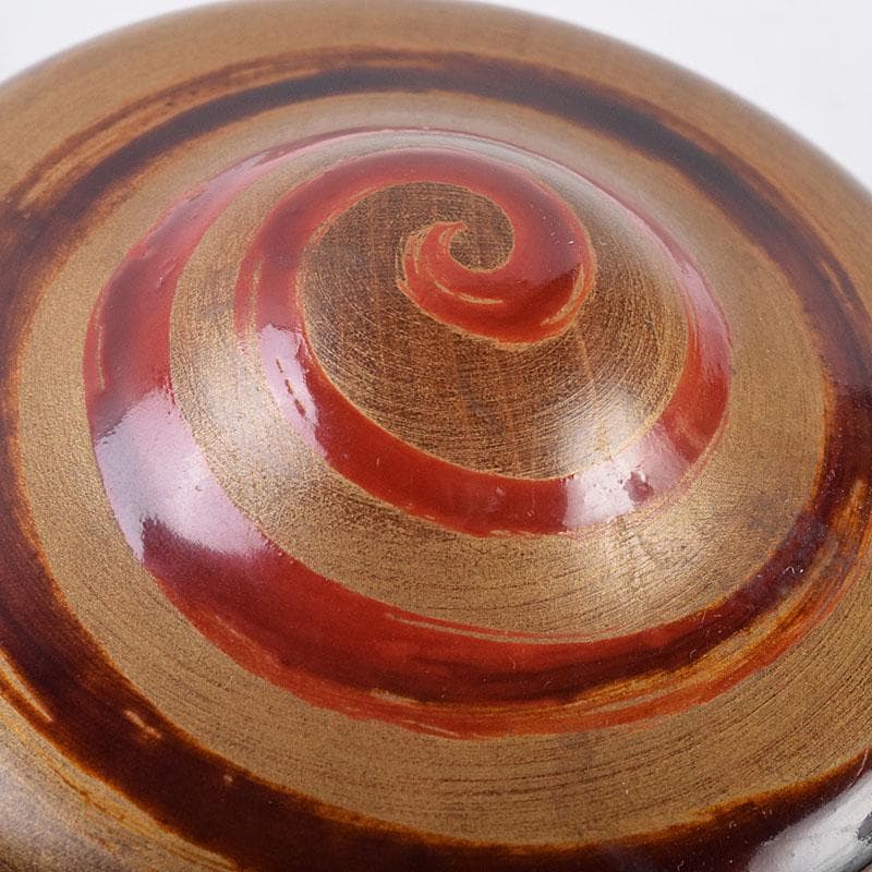 茶道具　宗元　竹根　香合　袱紗付　共箱　V　R9027