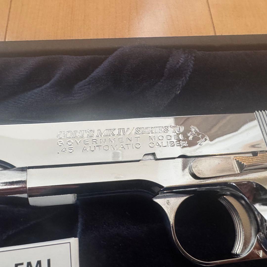 東京 マルイ コルトガバメント マークIV シリーズ70 ニッケルフィニッシュ