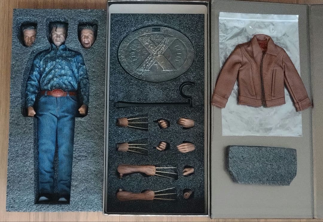 1/6スケール ウルヴァリン アクションフィギュア ３種類ヘッド wolfman