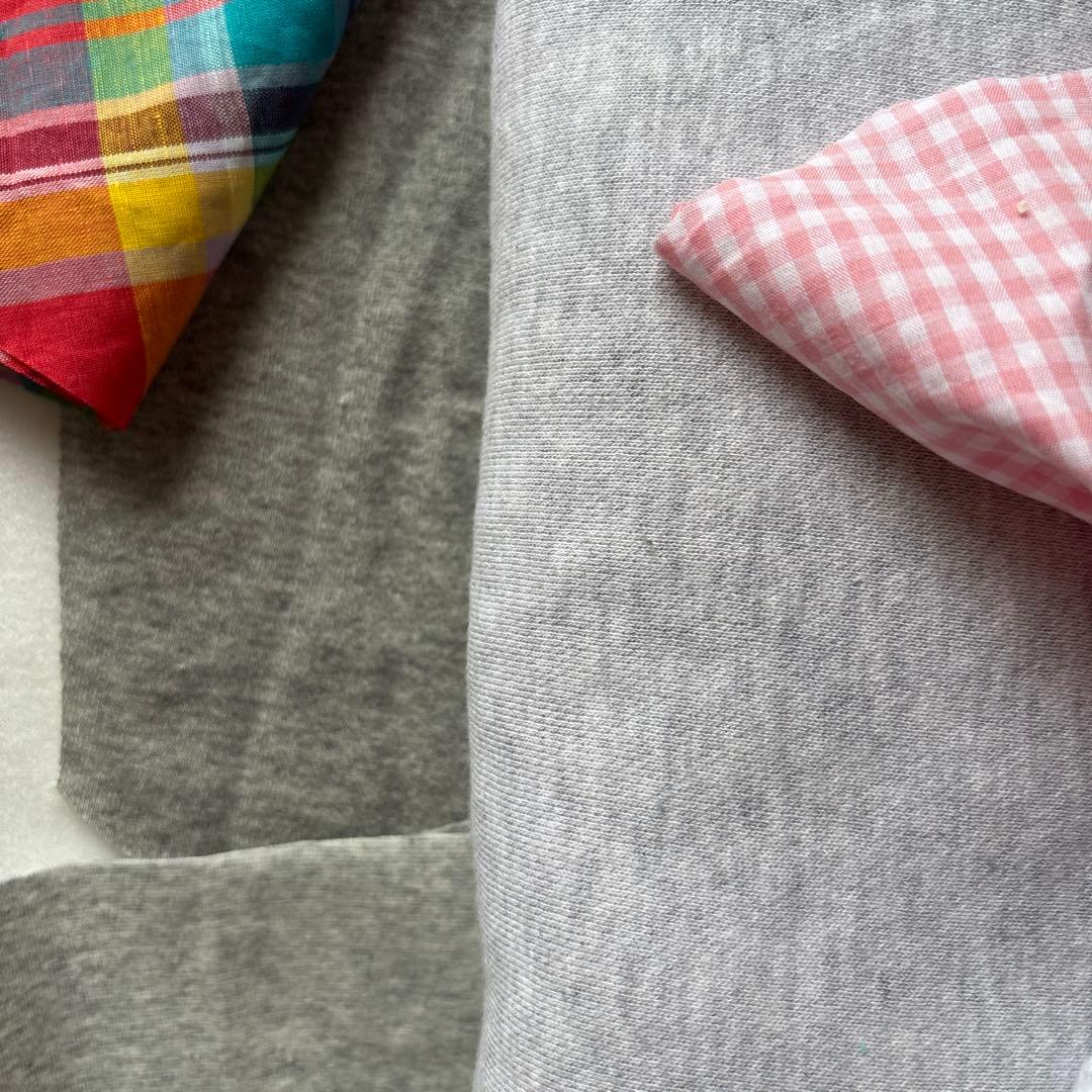 伸びるボーダー裏毛