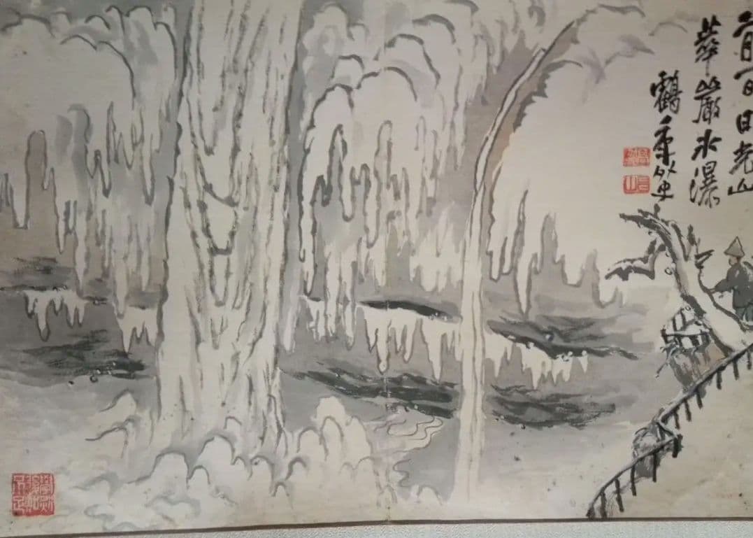 皐月鶴年、本物大型画帖4冊、幻の大作木曽路69図