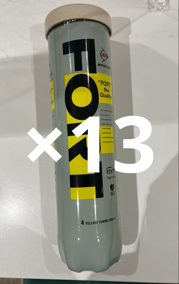 定価22880円DUNLOP FORT ダンロップフォート　1缶4球入り 13缶