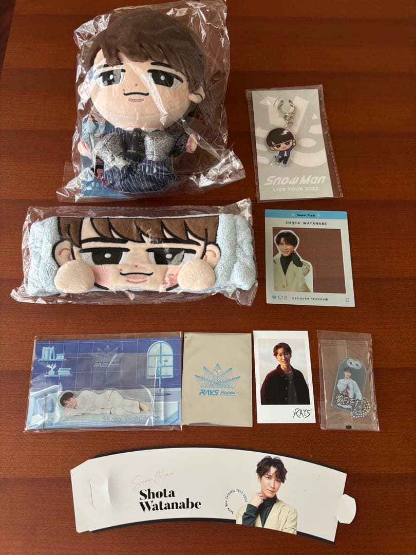 <Man公式グッズ>渡辺翔太さん9点セット