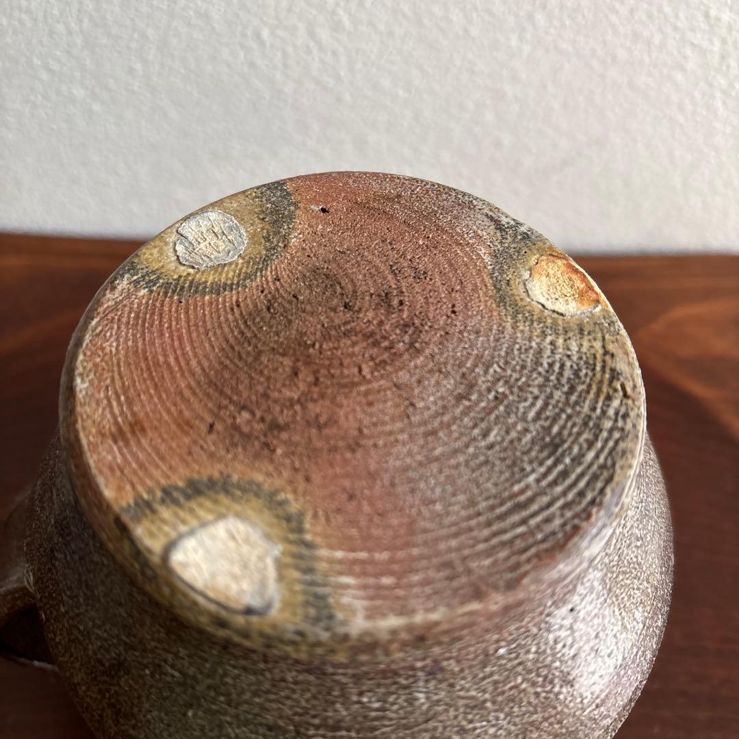 櫛掻き ピッチャー 塩釉 民藝