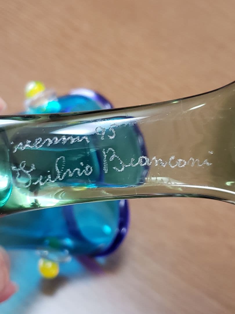 ベネチアングラス　Veniniベニーニ F.Bianconi花瓶