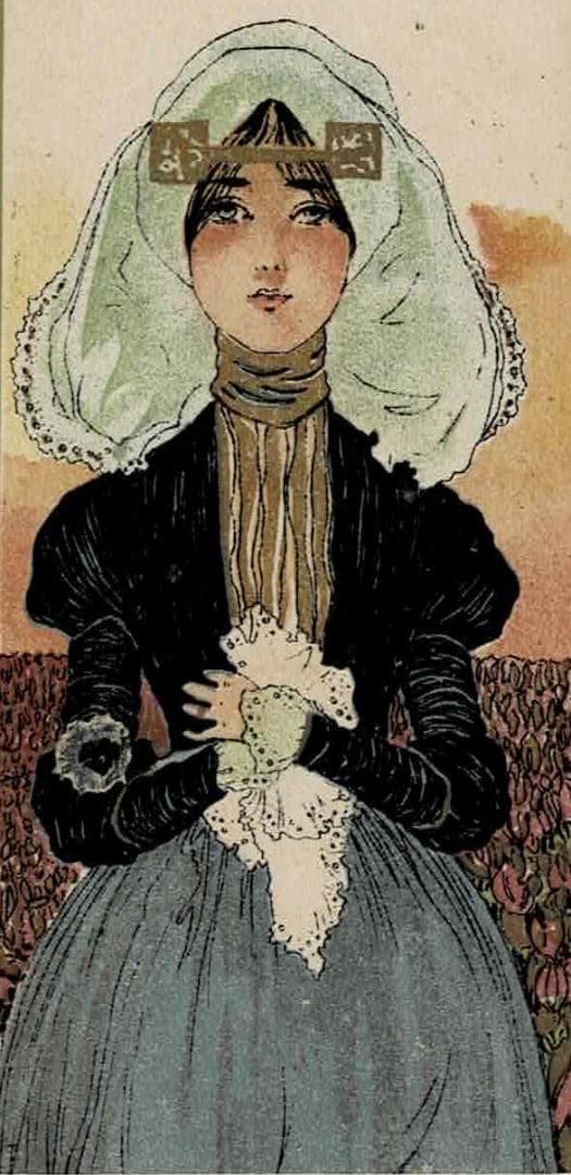 アンティークポストカード はがき 絵葉書 by Raphael Kirchner