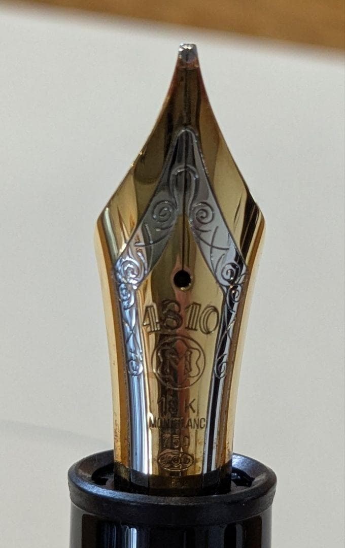 【値下中！】モンブラン 万年筆 マイスターシュテュック149 18K 名入れなし