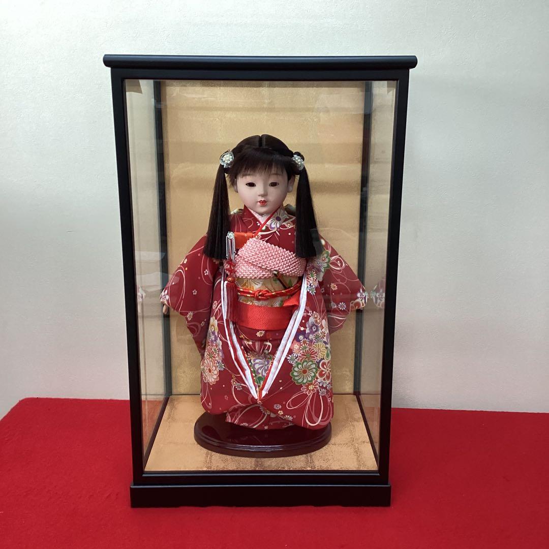 市松人形　10号サイズ　ケース付き