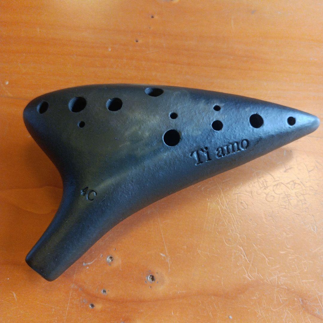 ティアーモオカリナ 4C アルトＣ 黒陶プロモデル 13穴 年末セール