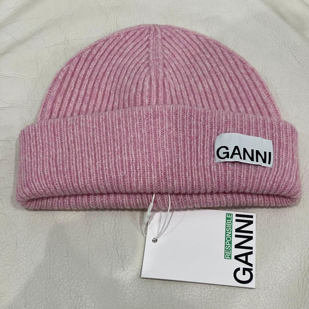 GANNI ガニー　ニットキャップ
