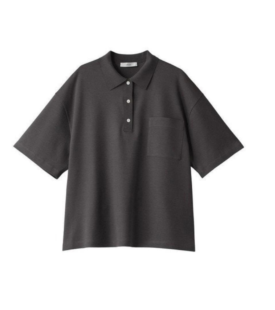 24SS ebure カノコ ポロシャツ 黒