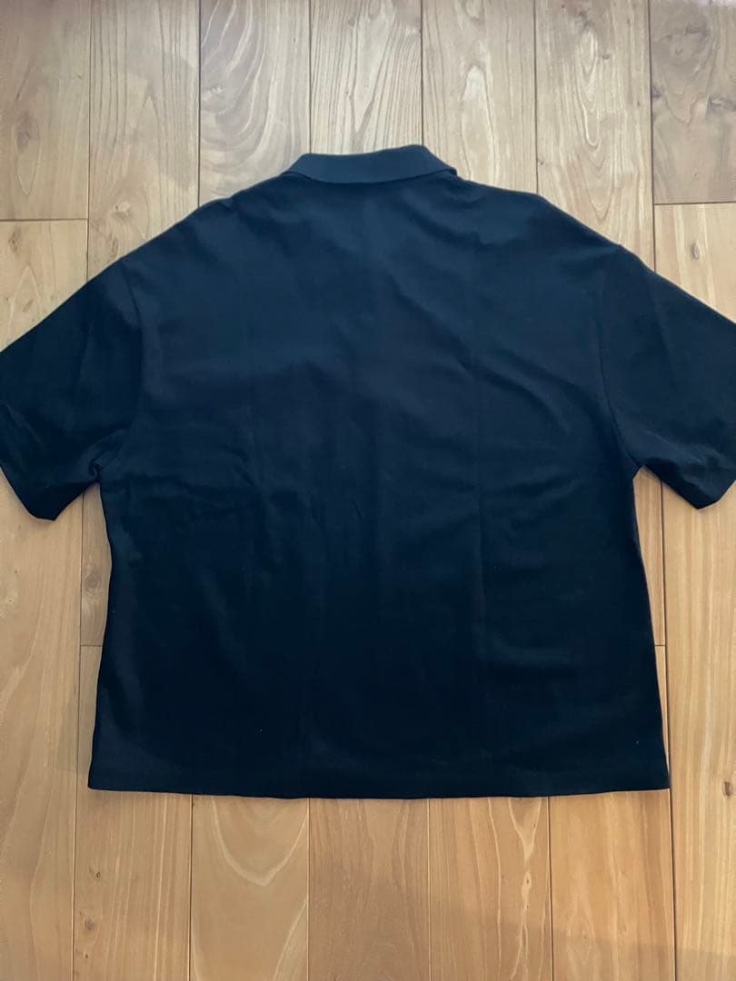 24SS ebure カノコ ポロシャツ 黒