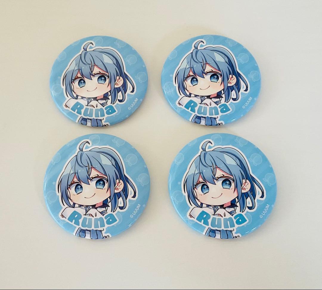 カラフルピーチ　るな　缶バッジ4個セット