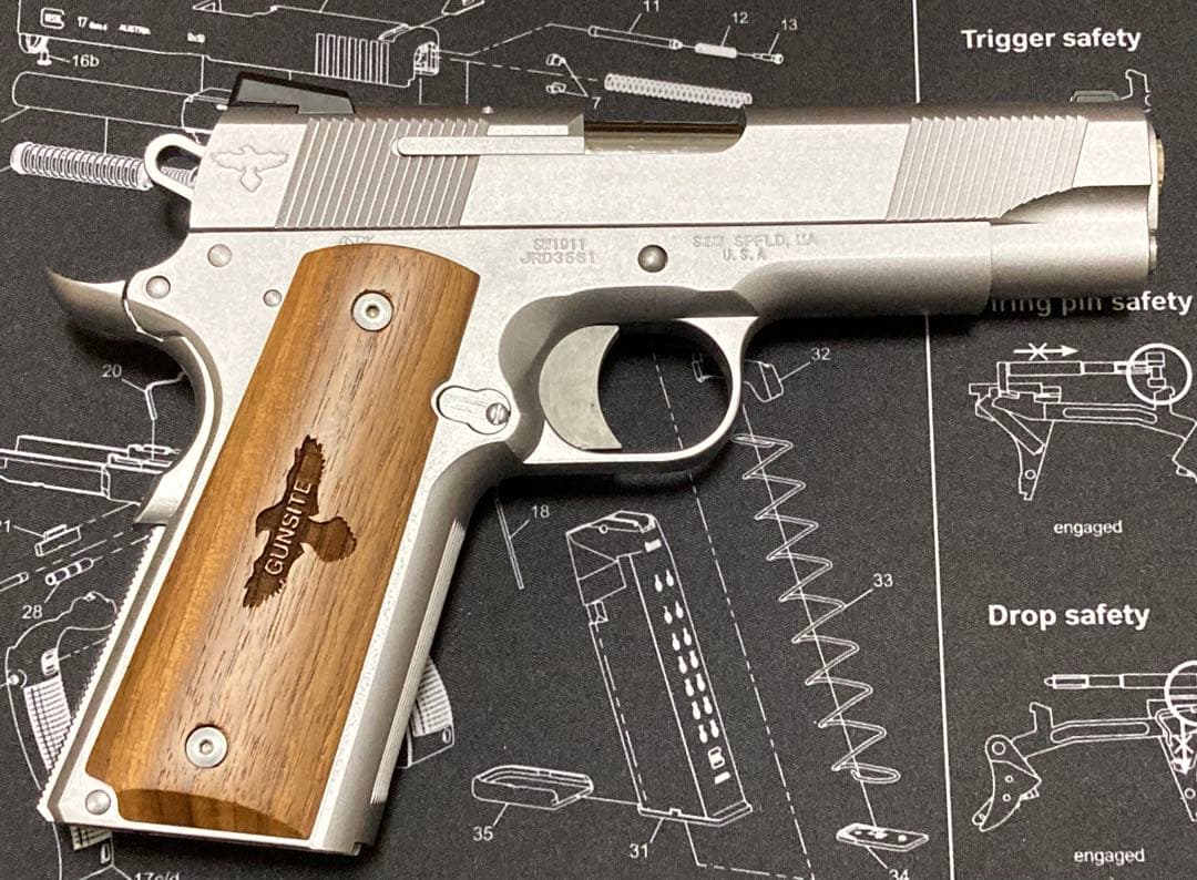 新品未使用 限定 WA SW 1911 GUNSITE EDITION シルバー