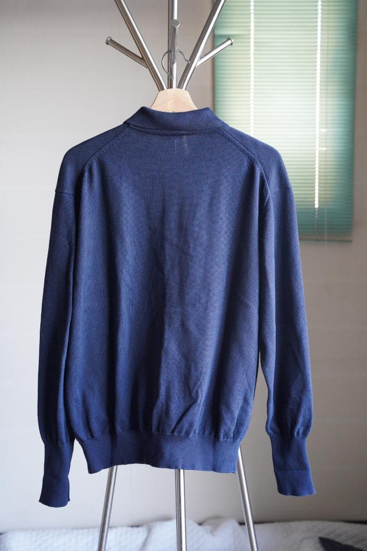 トップス A.PRESSE \"Polo Collar Cardigan\"