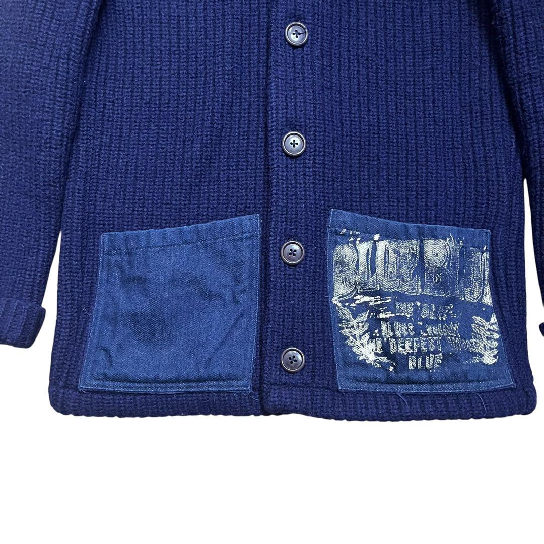 BLUE BLUE 圧縮ニットジャケット キムタク着 ラブジェネ 2 M y2k