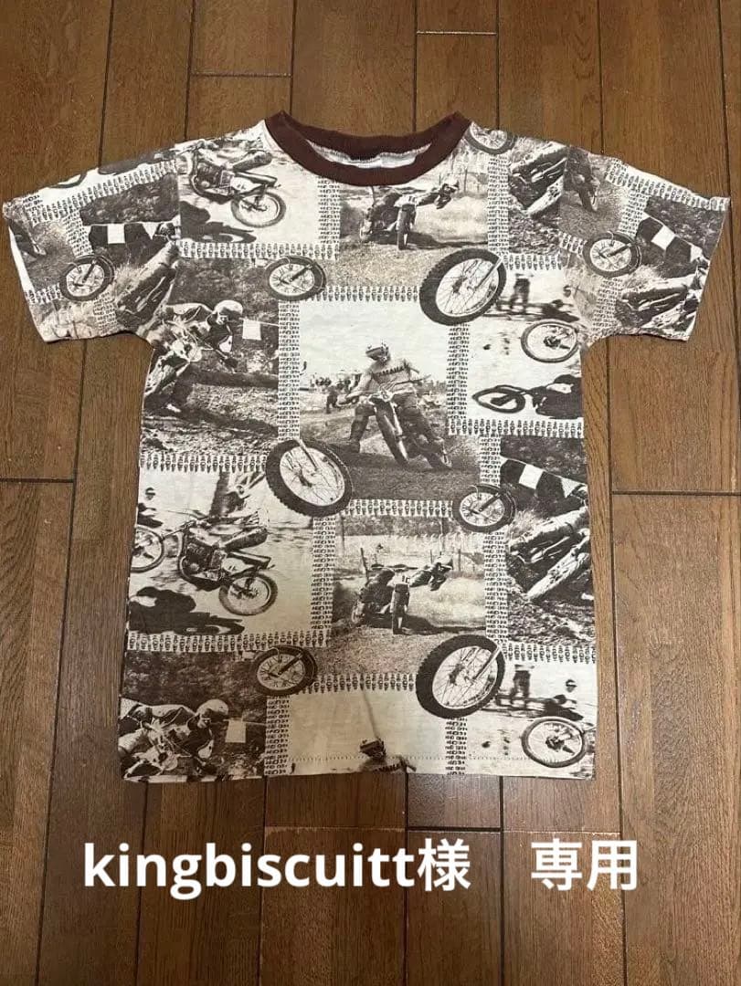 70’sモータサイクルtシャツ モトクロスtシャツ ヴィンテージ フォトプリント