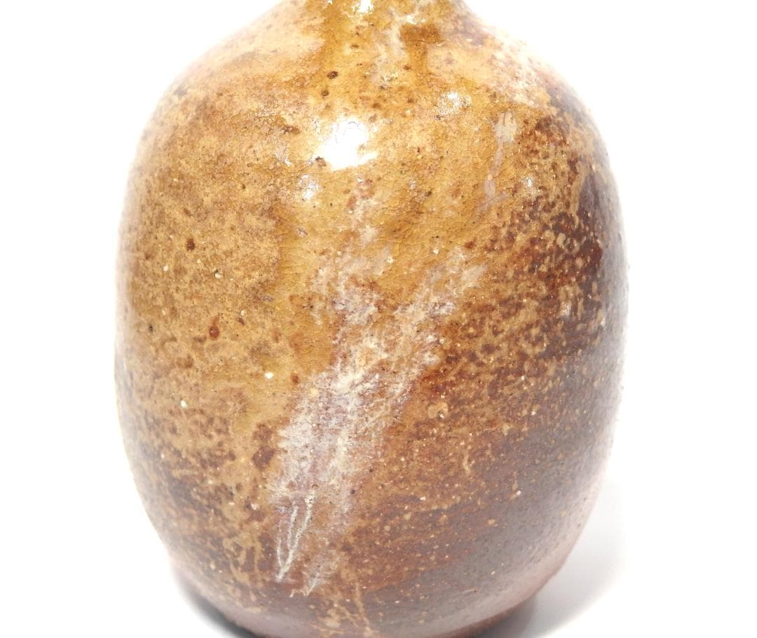 人間国宝伊勢崎淳作/備前徳利/酒器/共箱//未使用