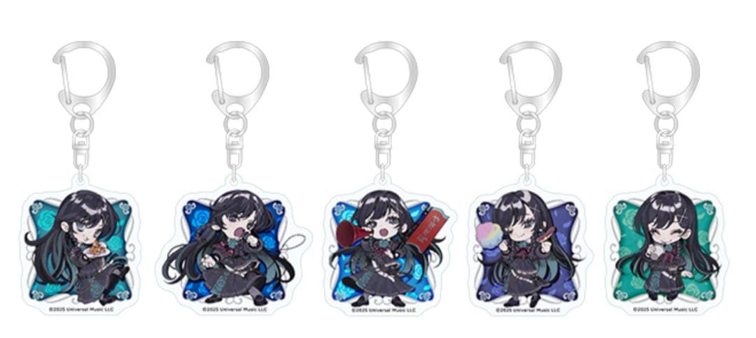 Ado round1コラボ：アクリルキーホルダー全5種BOX +ポストカード付き