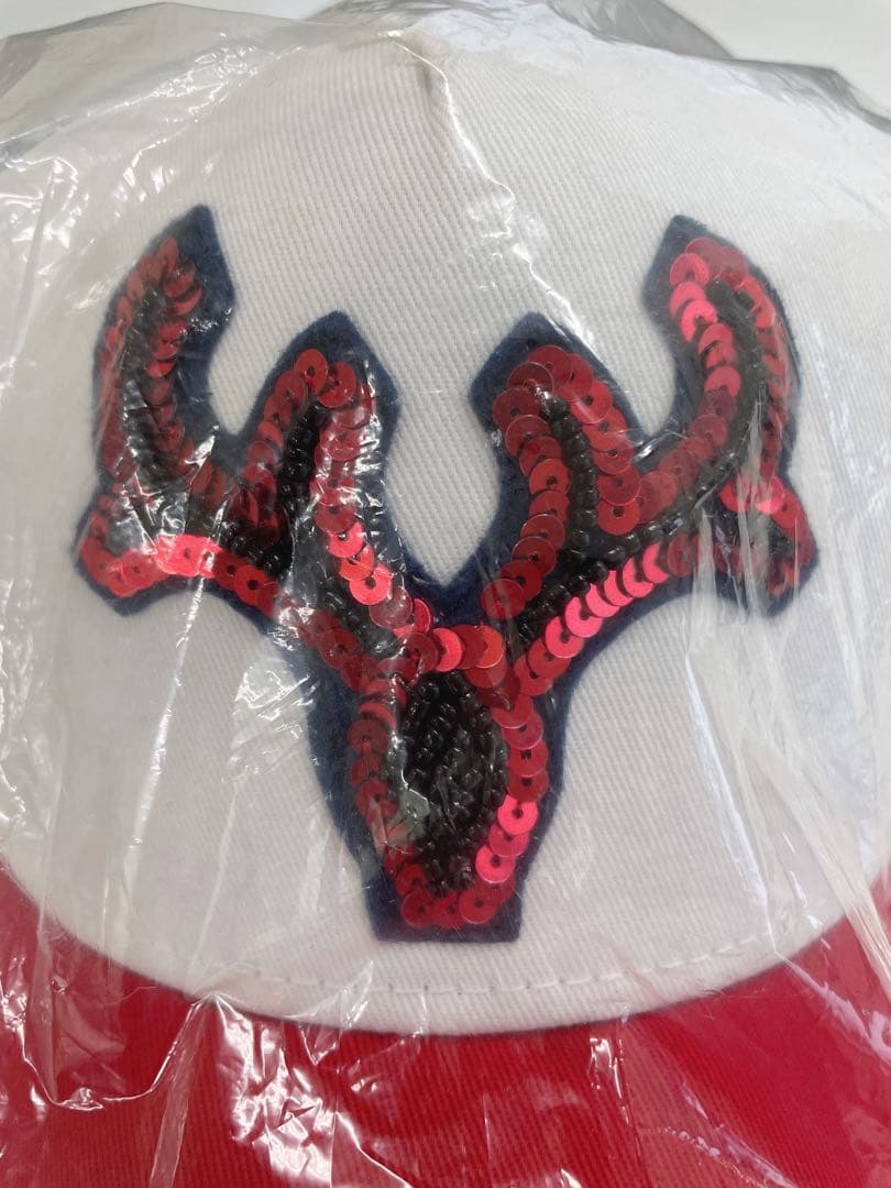 【未開封】YOSHINORI KOTAKE 鹿島アントラーズロゴ入りキャップ 白