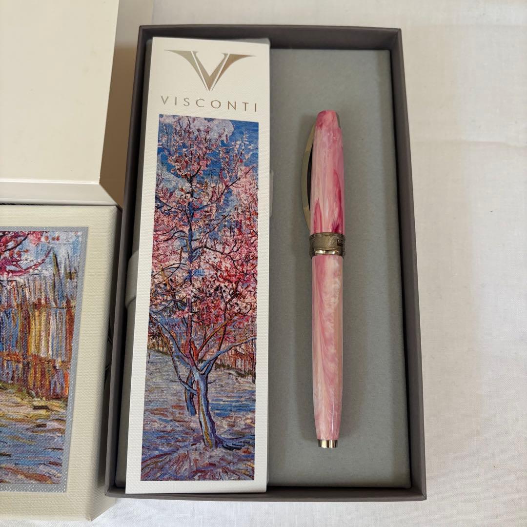 ビスコンティ VISCONTI ローラボールペン ヴァン ゴッホ 花咲く桃の木