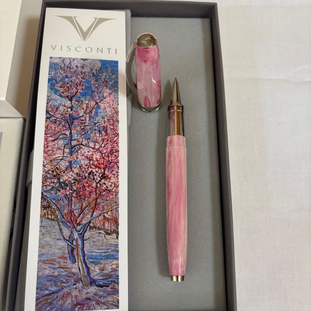 ビスコンティ VISCONTI ローラボールペン ヴァン ゴッホ 花咲く桃の木