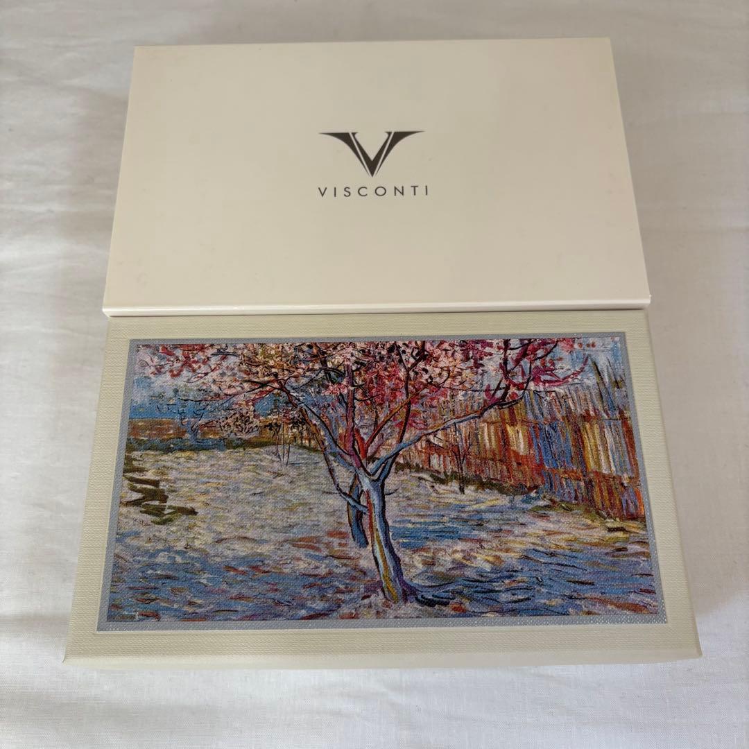 ビスコンティ VISCONTI ローラボールペン ヴァン ゴッホ 花咲く桃の木