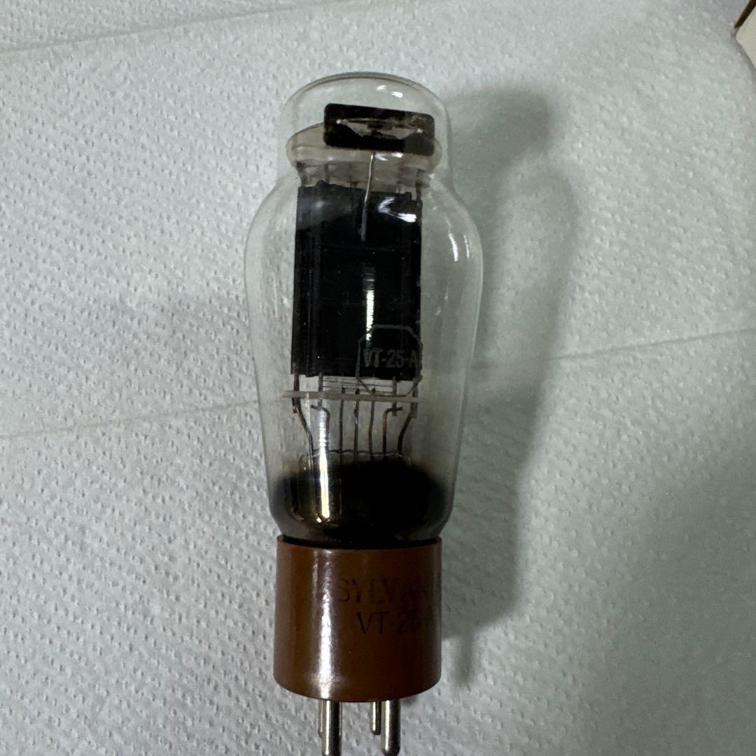 父の遺品整理SYLVANIA VT-25A 真空管4本セット