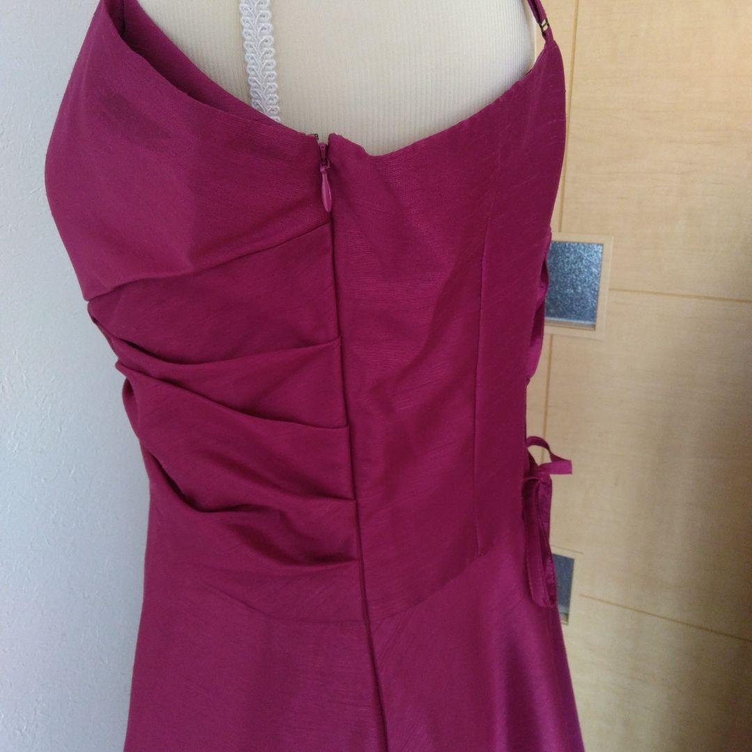 ジュネビビアン　ロングドレス　マゼンタ　ローズピンク　13号