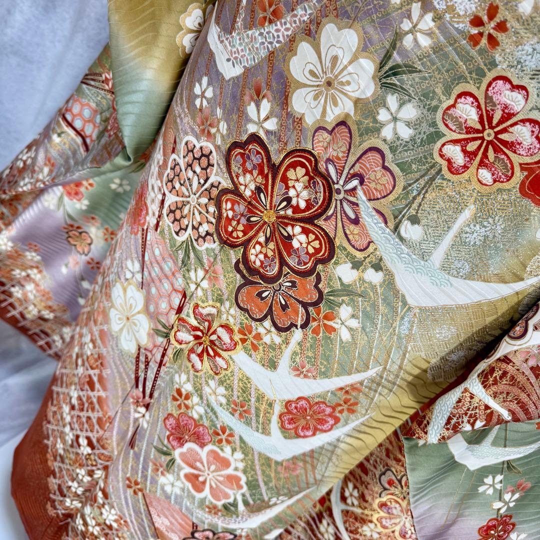 ❣️SALE❣️美品　振袖フルセット　正絹長襦袢　古典柄　153〜163