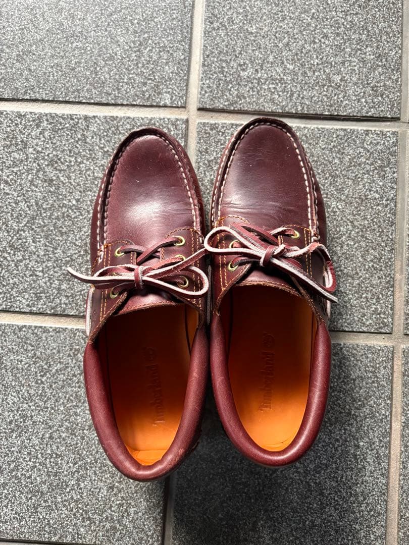 Timberland 3eye バーガンディ 25cm