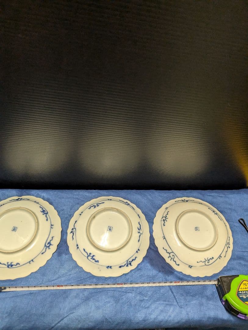 古伊万里染付き江戸中期蝙蝠