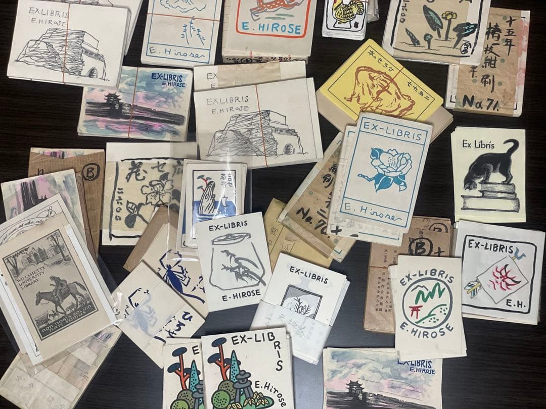 交換用の蔵書票