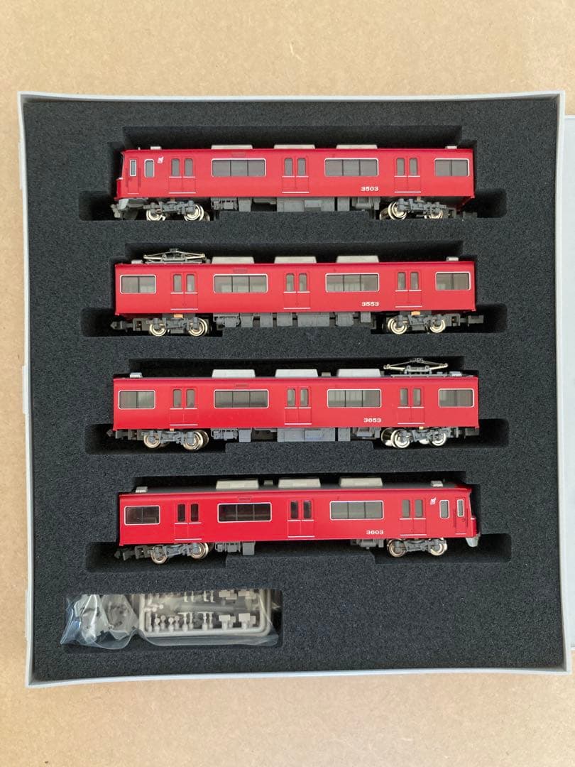 ＜31696＞名鉄3500系（機器更新車・行先表示点灯）基本4両編成セット動力付