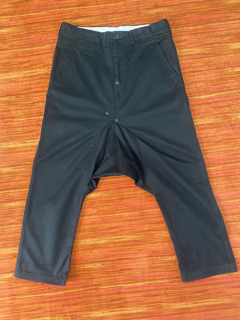 FUMITO GANRYU ガンリュウ サルエル パンツ M ブラック 黒