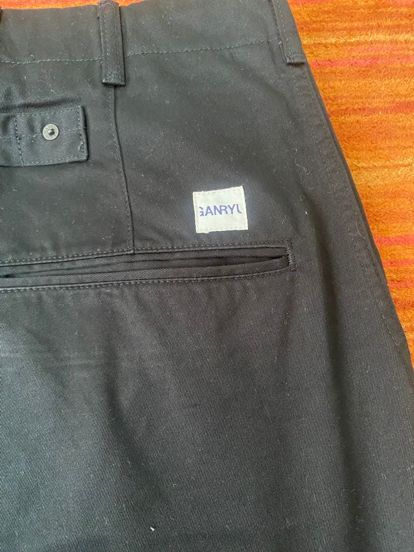 FUMITO GANRYU ガンリュウ サルエル パンツ M ブラック 黒