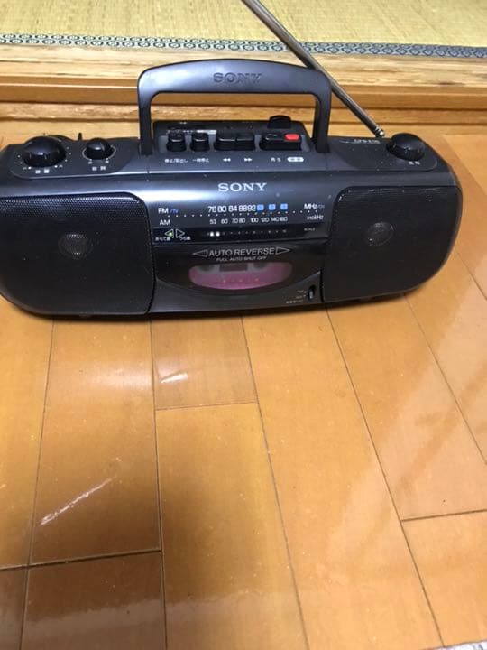 懐かしいラジカセ　SONYラジカセ  整備清掃済み完動品 山下達郎さん絶賛モデル