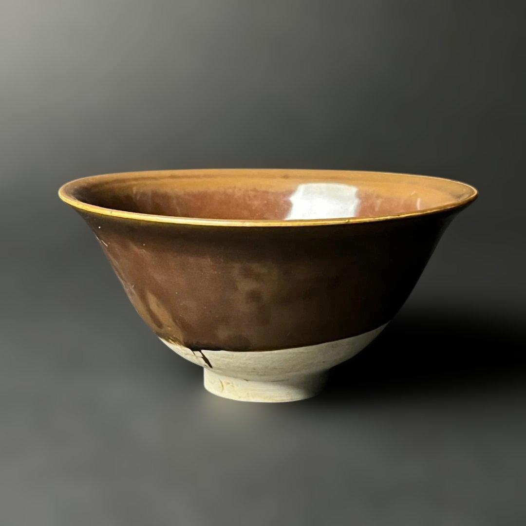 唐物 鉄釉碗 唐時代 中国美術 古玩 SH95