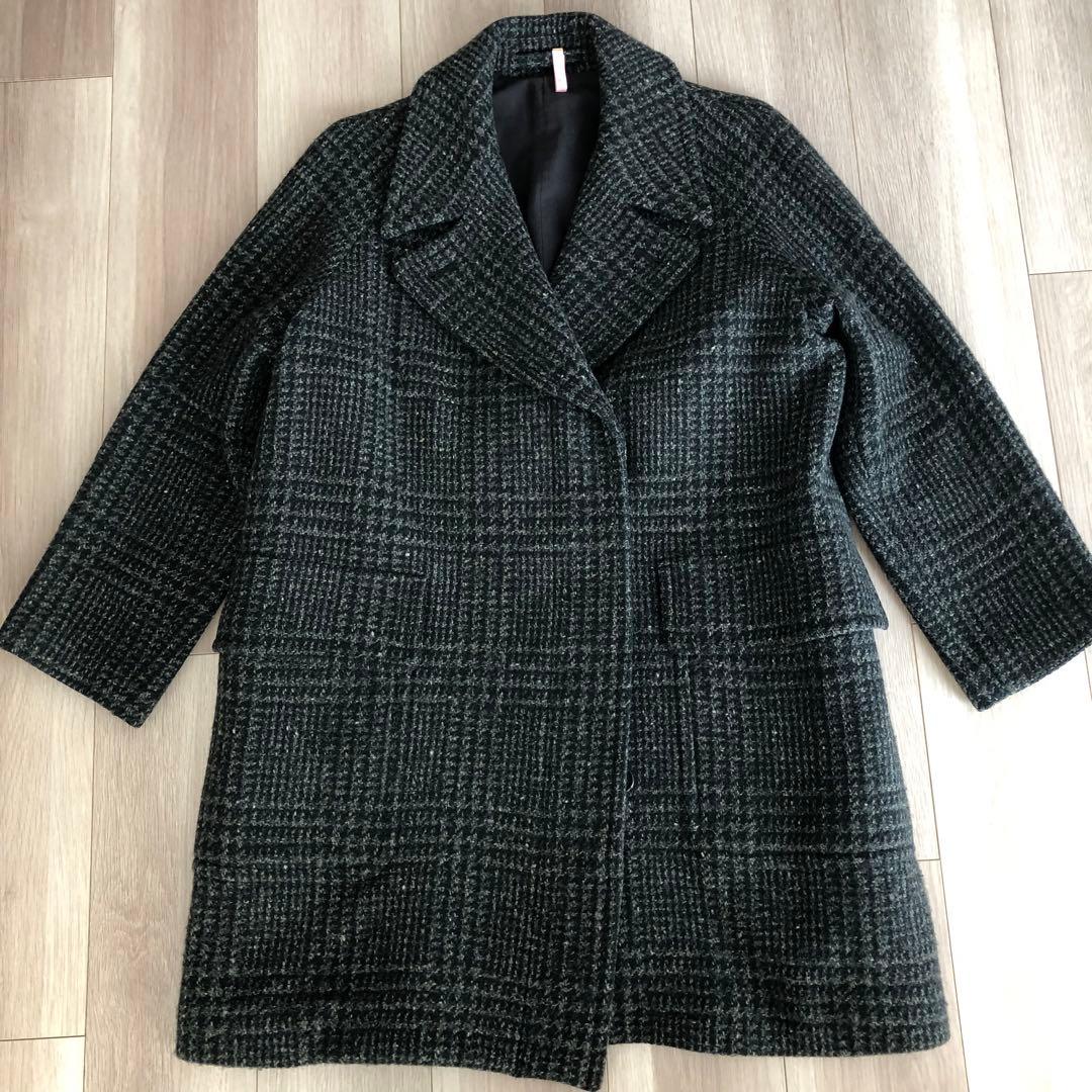 マーガレットハウエル　グレンチェック　コート