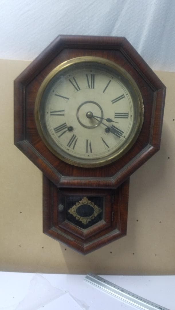 古い柱時計　　⑧