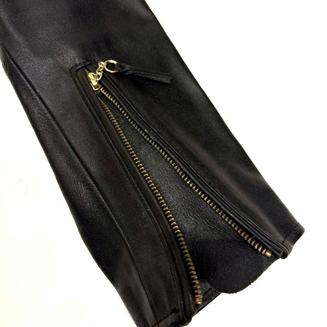 HARLEY DAVIDSON 本革 シングルライダースジャケット ツートン L