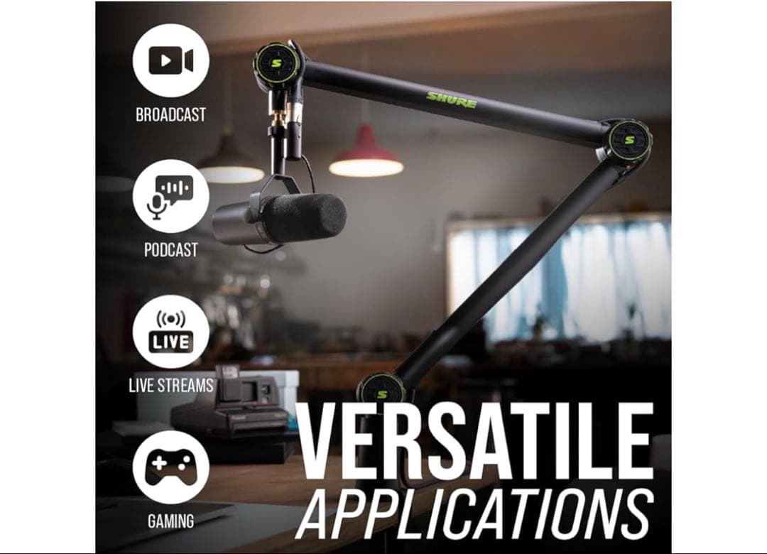 Shure by Gator マイクアームスタンド SH-BROADCAST1