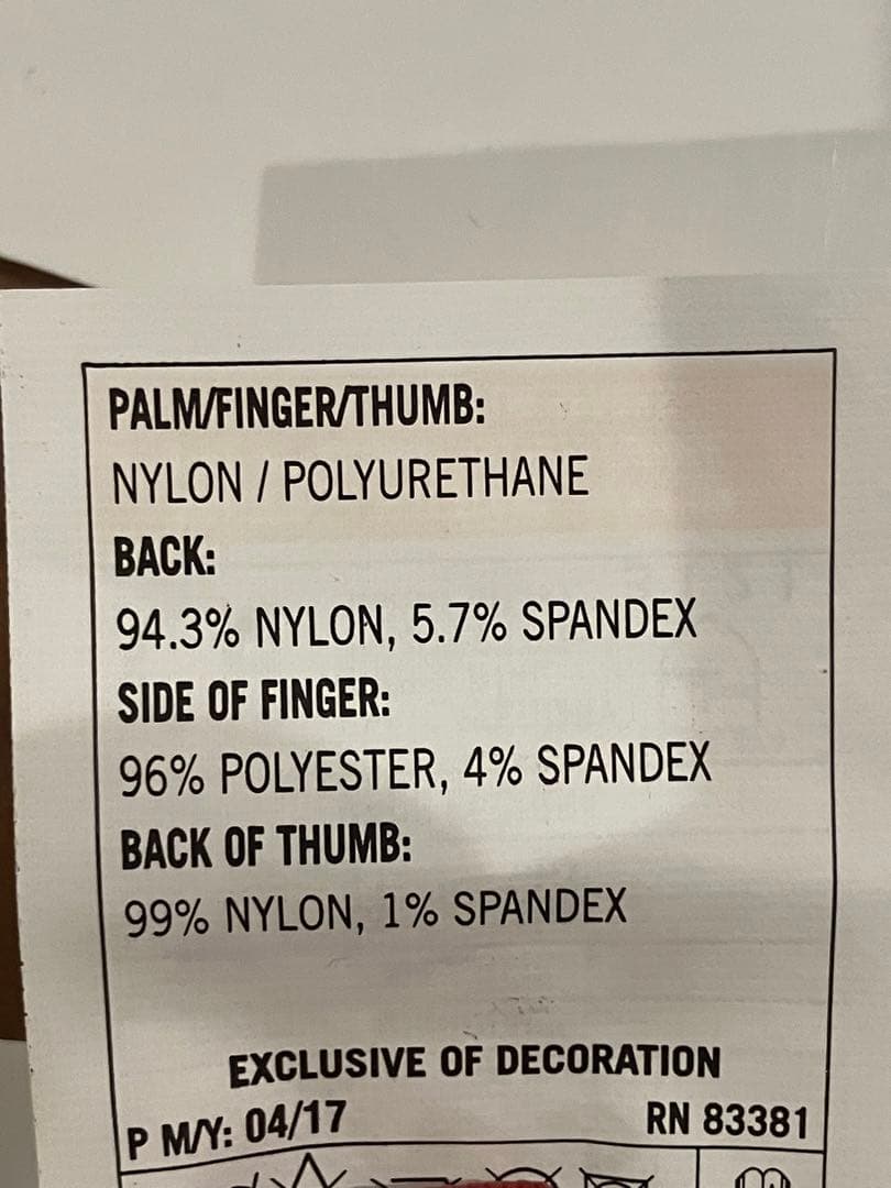 Supreme Mechanix Wear グローブ レッド/ブラック　L