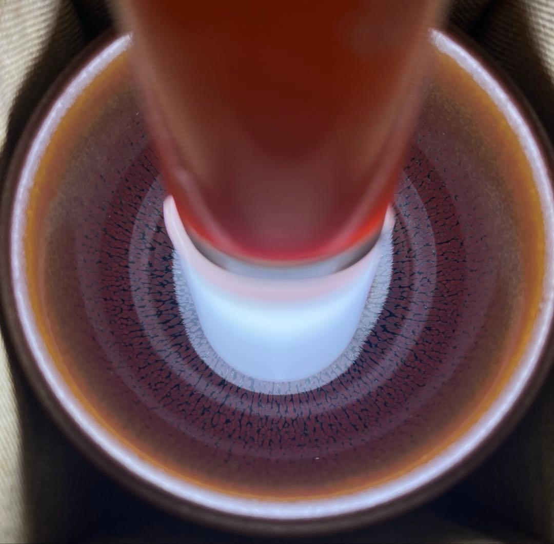 中国曜変天目茶碗2個セット　油滴天目　福建　建盏　建陽