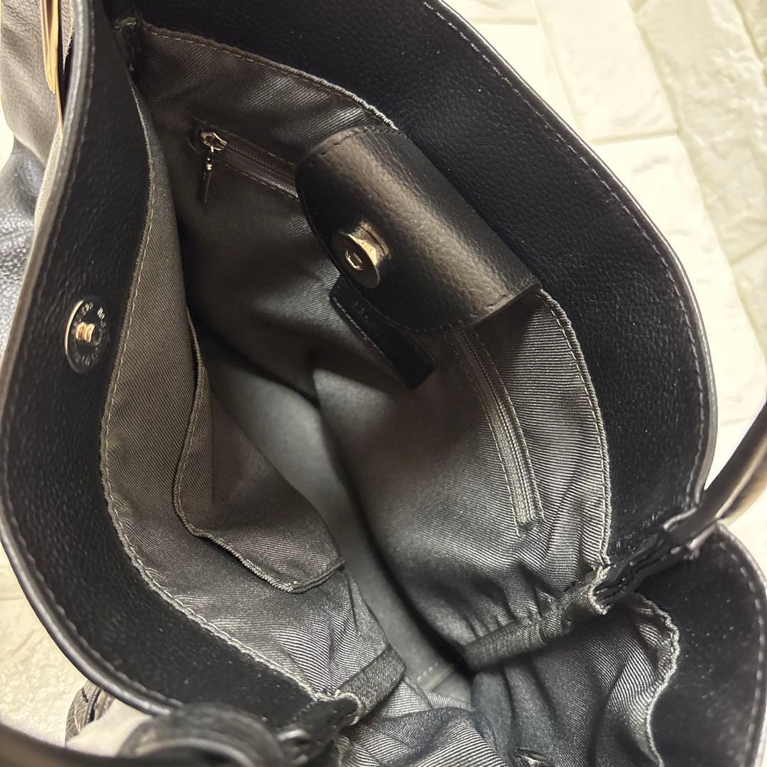 ★週末価格‼️【新品タグ付き】BEARDSLEYビアズリー牛革トートバッグ黒